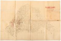 Map of Tuolumne County, California. Issued by the State Mining Bureau