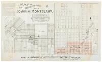 Map of Denver-Colorado and the town of Montclair