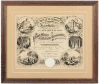 United State Brewers Association Lithographed Member Certificate