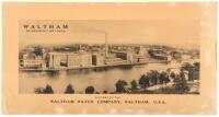 Panoramic photographic view of the Waltham Watch Company factory