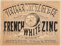 Early sign for Vieille Montagne Co., French White Zinc Paints