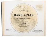 Grosser Hand-Atlas des Himmels und der Erde... 72 Blatt in Kupferstich, mit Farbendruck und Colorit