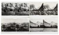 A Set of Twelve Stereoscopic Views in Yosemite National Park with Folding Stereoscope (title on box)