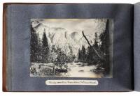Album of approx. 108 silver photographs recording an excursion of the Sierra Club to Mineral King, Farewell Gap, Volcano Creek and other locations in or near Sequoia National Park