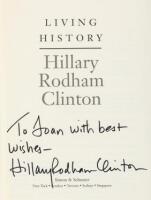 Living History - signed by Hillary Clinton