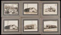 Six gelatin silver photographs of the Pajaro Valley Fruit Evaporating Co. in Watsonville, California