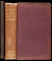 Exploration and Survey of the Valley of the Great Salt Lake of Utah, Including a Reconnoissance (sic) of a New Route Through the Rocky Mountains