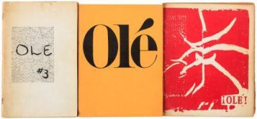 Three Issues of Olé Magazine Featuring Charles Bukowski