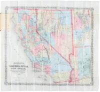 Bancroft's Map of California, Nevada, Utah and Arizona, Published by A. L. Bancroft & Compy. Booksellers & Stationers San Francisco Cal. 1876