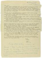 Typed Letter Signed by Allen Ginsberg to Lizzie Lehrman Rubens Gold Williams, Written in Calcutta, India, Dated September 29, 1962