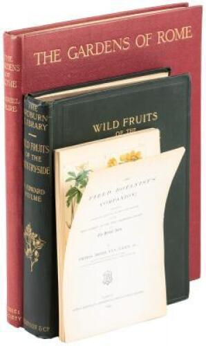 Two Botanical Volumes Featuring Colored Plates, with an Additional Set of Colored Plates