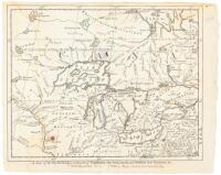 A Map of the Five Great Lakes with Part of Pensilvania, New York, Canada and Hudsons Bay Territories &c.