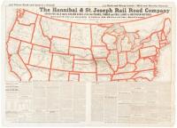 The Hannibal & St. Joseph Railroad Company Offer For Sale nearly 400,000 Acres of the best Prairie, Timber and Coal Lands in Northern Missouri. Located or mostly within 10 Miles of the Railroad. Apply to, or address "Land Commissioner," Hannibal & St. Jos