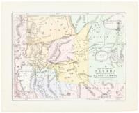 Map of Part of Nevada shewing the position of the Sutro Tunnel and the counties surrounding it