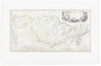 Map to illustrate the Route of Prince Maximilian of Wied in the interior of North America From Boston to the Upper Missouri &c. in 1832, 33, 34 [title repeated in French and German]