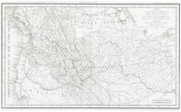 Carte de la Parte Occidentale des &Eacute;tats-Unis, Dress&eacute;e pour servir &agrave; l'intelligence des d&eacute;couvertes des Am&eacute;ricains dans cette partie et notamment pour celles de M.M. Hunt et Stuart, faites in 1811,12, et 13 par le Chev. Lapie, G&eacute;ographe