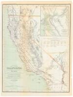 Karte des States California nach der officiellen Karte des State Surveyor General W.M. Eddy (approved and declared to be the official Map of the State of California by an act of the legislature, passed March 25th, 1853) mit Berichtigung der Küstre und ein