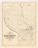 Map of a Part of Kern County Compiled from Official Surveys & Records 1877