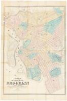 Map of the City of Brooklyn, New York, showing railroads, street numbers, &c.&c.&c.