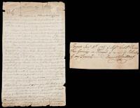 Autograph Letter, signed, from a gentleman who traveled from America to England, and desires to publish his travel narrative