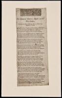 On Admiral Bembo's Death in the West-Indies - broadside