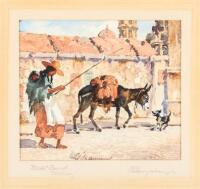 WITHDRAWN - Market Bound, Mexico - Original watercolor