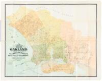 Map of Oakland and Vicinity, Alameda, Berkeley, Fruitvale and Piedmont