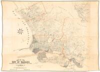 Map of the City of Oakland, Berkeley, Oakland & Brooklyn Townships and Alameda