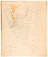 State Geological Survey of California, J.D. Whitney, State Geologist. Map of California and Nevada