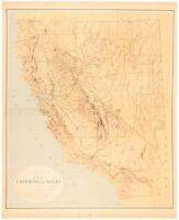 State Geological Survey of California J.D. Whitney, State Geologist. Map of California and Nevada