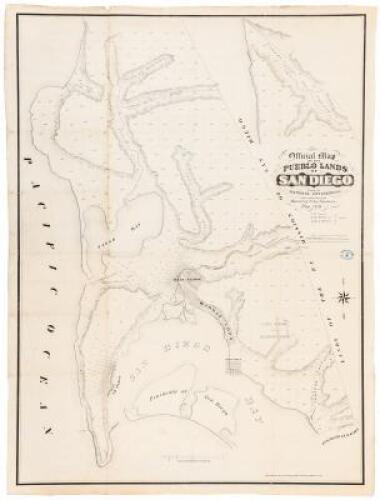Official Map of the Pueblo Lands of San Diego made by Jas. Pascoe, City Engineer