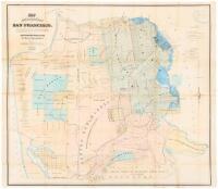 Map of the City and County of San Francisco. Carefully Compiled from recent surveys, including all the new additions of Cities, Towns, and Villas, delineating the lines of Ranchos, Private Claims, Water Works, Railroads, &c. &c. Drawn for the San Francisc