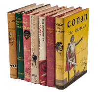 Set of the seven Gnome Press Conan volumes, in jackets