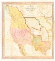 A New Map of Texas, Oregon and California, with the Regions Adjoining. Compiled from the Most Recent Authorities