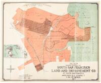 Map Showing Property of South San Francisco Land and Improvement Co at South San Francisco, San Mateo County, California