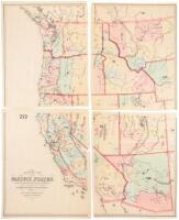 Outline Map of the Pacific States. Designed to accompany Clarke's series of geographies and being no. IV of Bancroft's geographical and historical series