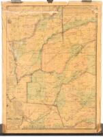 Township and County Map of the Central part of California Exhibiting the U.S. Land Surveys, Schools, Land Districts, Post Offices, Roads and Rail Roads, Towns, Townships, Cities and Diagrams of the Same. Ranches or Farms and Proprietors Thereof. Rivers, C