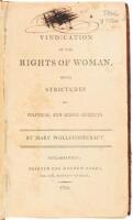 Vindication of the Rights of Woman: With Strictures on Political and Moral Subjects