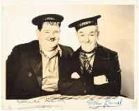 WITHDRAWN - Signed photograph of the great comedic duo Laurel & Hardy