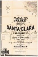 Official map of the County of Santa Clara, California: Compiled from U.S. Surveys, county records, and private surveys and the tax-list of 1889, by order of the Hon. Board of Supervisors