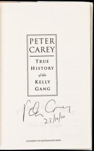 True History of the Kelly Gang