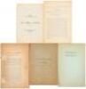 Five short papers about the life and work of George Davidson, plus two original cabinet card photographs - 2