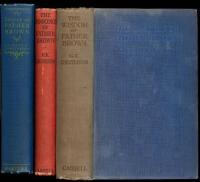 Three volumes of Father Brown mysteries by G.K. Chesterton