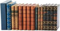 Fourteen volumes of poetical works, finely bound