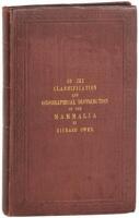 On the Classification and Geographical Distribution of the Mammalia, Being the Lecture on Sir Robert Reade’s Foundation, Delivered Before the University of Cambridge, in the Senate-House May 10, 1859.