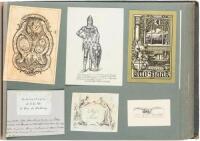 Album of 150+ bookplates, mostly German