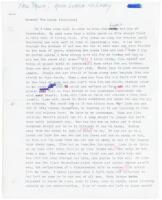 Original carbon typescript letter from Charles Manson to Timothy Leary, as published in the Los Angeles Free Press as "An Open Letter to Tim Leary"