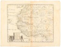 A New & Accurate Map of Negroland and the Adjacent Countries; also Upper Guinea, shewing the principal European Settlements, & distinguishing wch. belong to England, Denmark, Holland, &c.