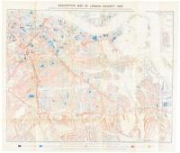 Map Showing Degrees of Poverty in London in areas with about 30,000 Inhabitants in each, Compiled from Information Collected in 1889-1890. [in set with] Descriptive Map of London Poverty 1889