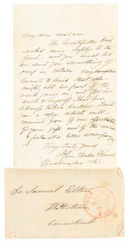 Civil War letter by the famed wife of General John C. Fremont